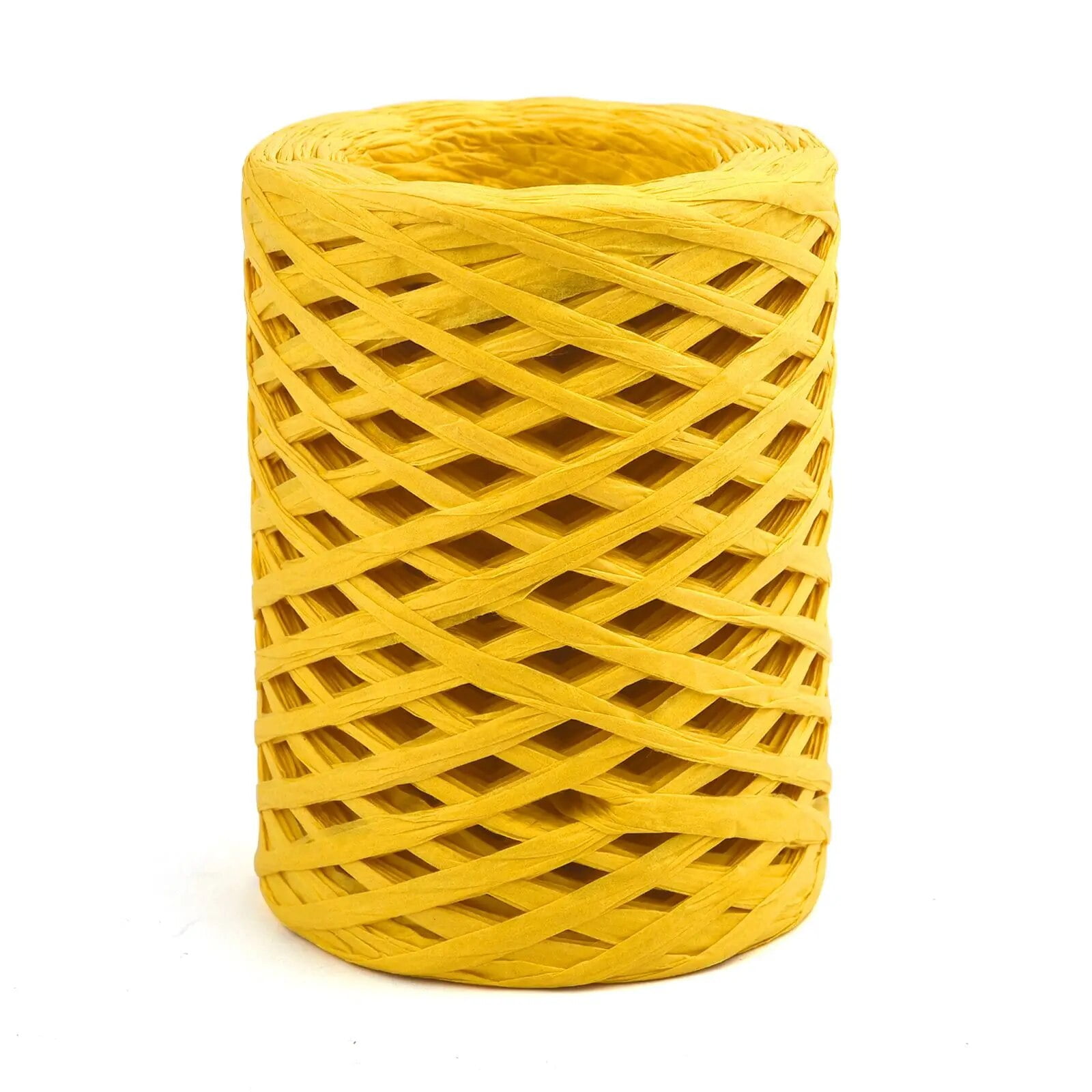 100M Natural Raffia Straw Yarn HandKnitted Crocheting Grass Paper Rope