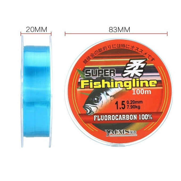 100M Nylon Fishing Line Fluorocarbon Coated Monofilament Fishing Leader  Line Carp Fishing Wire Fishing Accessories 