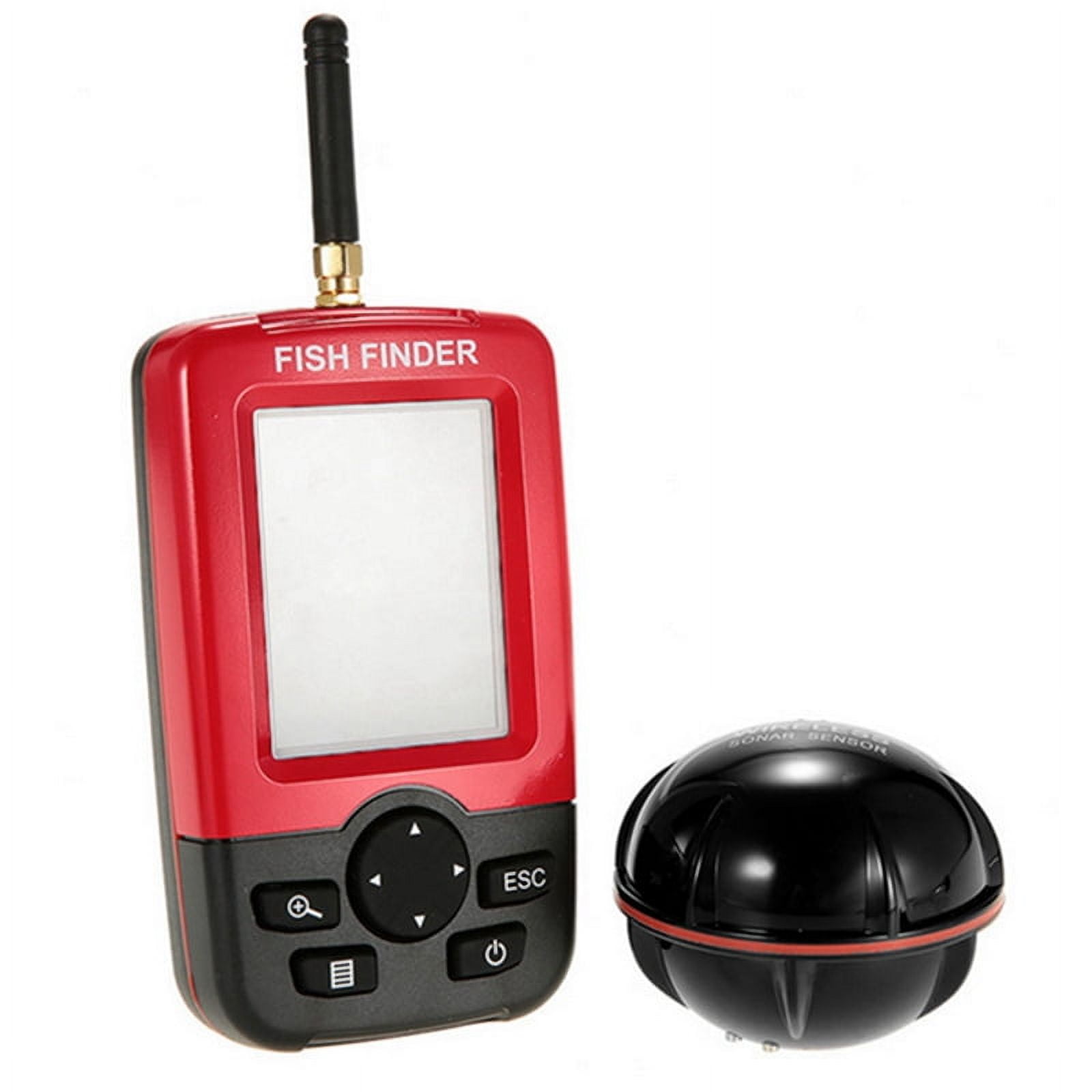 100M Portable Sonar Fish Finders Fishing Lure Fathometer Finder Alarm Transducer Lake Sea