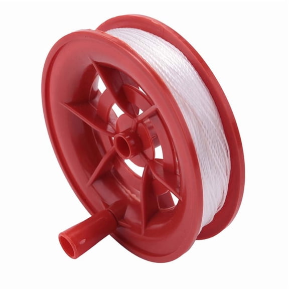 100M Red Twisted String Line Kite Reel Winder with Wheel