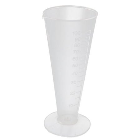 Unique Bargains 100ml Laboratory Experiment Tool Graduated Volume Measuring Cup Beaker
