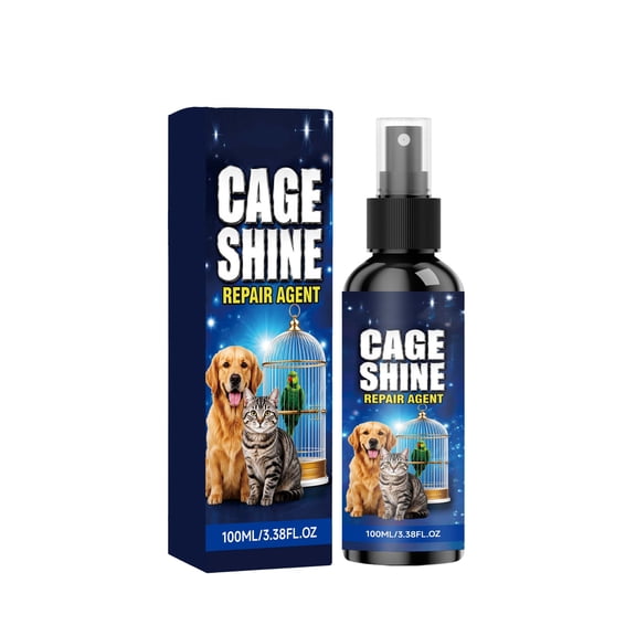 100ML Metal Bird Dog Cage Rust Remover Spray Multipurpose Rust Cleaner Polish Spray for Pet Crate Cage Metal Restoration