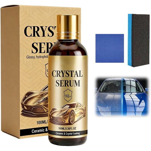 100ML Crystal Serum, Ceramic Coating for Cars, Advanced Graphene Ceramic Coating, 9H Hardness Graphene Coating for Auto Car Detailing