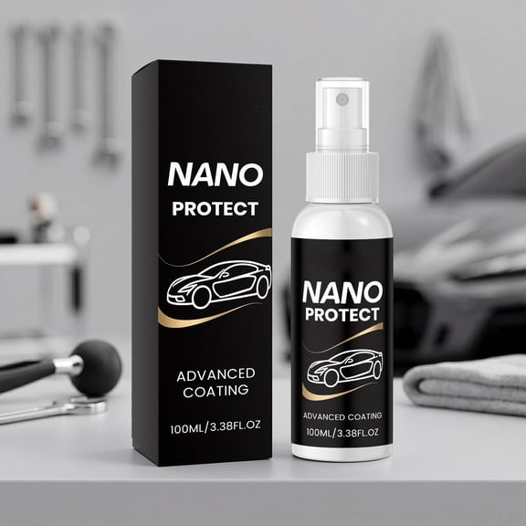 100ML Polymer Car Coating Spray, Gloss Paint Sealant Quick DIY Auto Detailing Protection Spray, Water Repellent Care Spray, for Car Motorcycle RV All Glossy Vehicle Surfaces