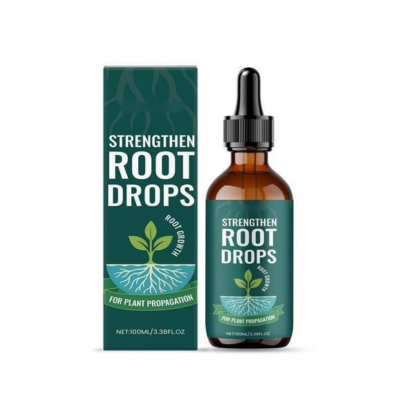 100ML Root Drops - Liquid Rooting Hormone for Cuttings - Fast Propagation Drops - Stronger Roots - Less Shock - Works in Water for All Indoor Houseplants Like Pothos,Monstera,Philodendron