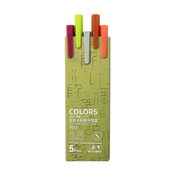 100Ml Colorful Neutral Pens Boxed 0.5Mm Quick-Dry Ink Gel Pens for ...