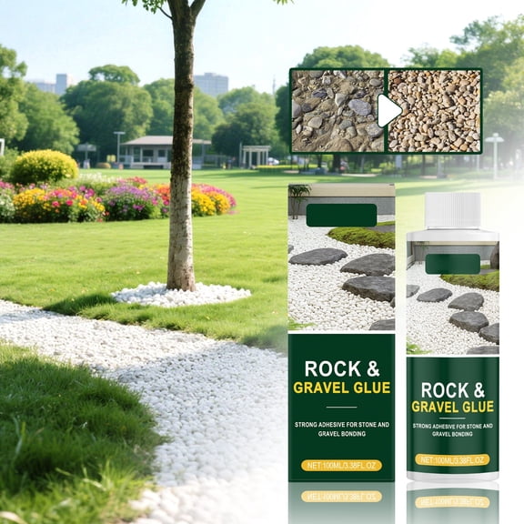 100Ml Gravel & Stone Bonding Adhesive, Heavy Duty Glue, Rock Glue for Pea Gravel, Gravel Glue for Landscaping, Strong Glue for Everything, Rock Glue for Landscaping, Easihold Rock