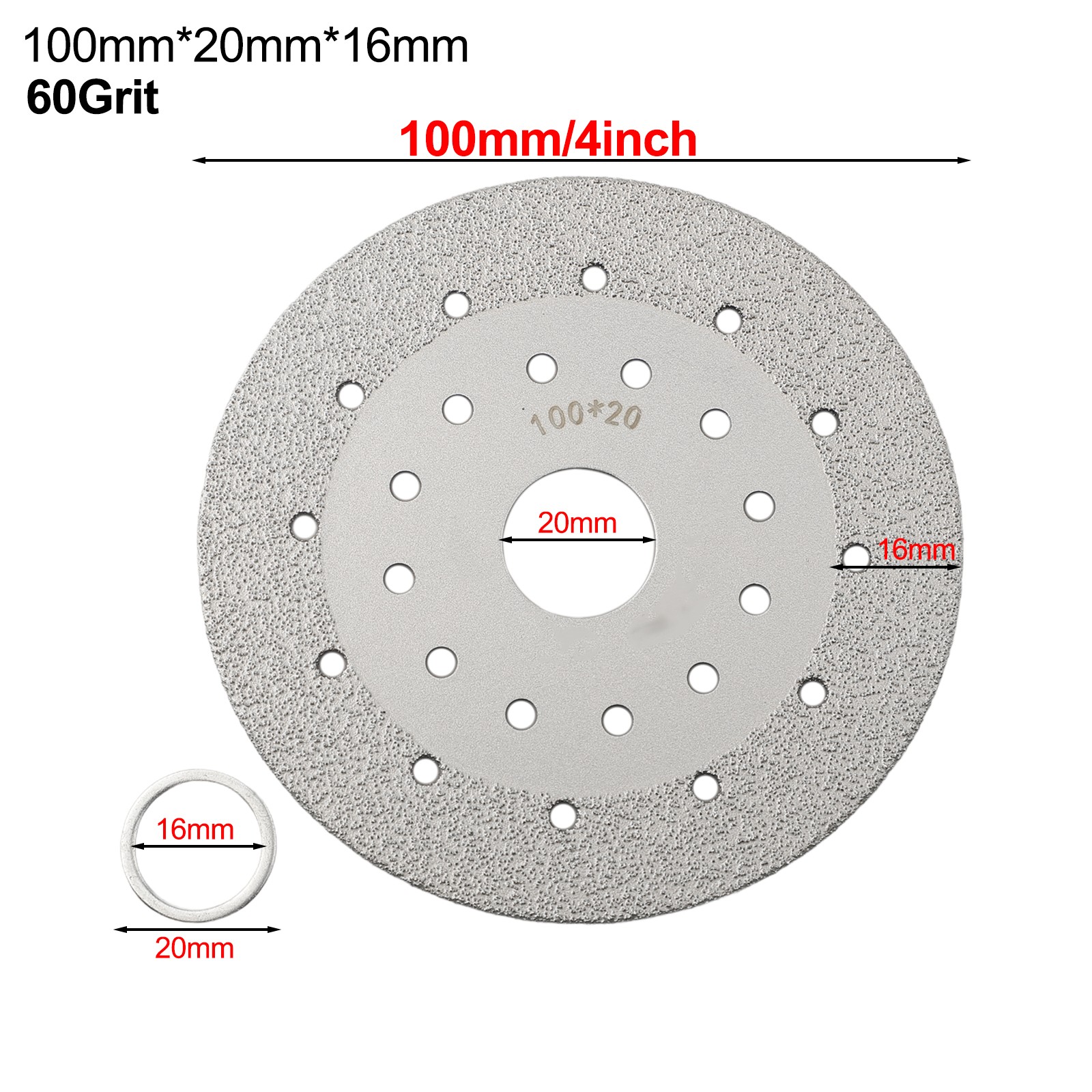 100Mm 4Inch Rock Slab Cutting Disc Diamond Saw Blade Grinding Disc