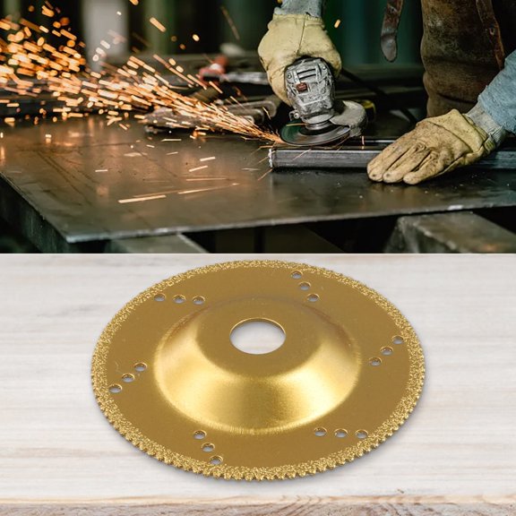 100Mm Angle Grinder Dry Grinding Disc Diamond Cutting Disc Polishing Buffing Wheel For Granite Marble Cutting Angle Grinder Part Golden B Smile Home