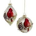 thumbnail image 1 of 100Mm Glass Cardinal Ball/Finial Ornaments, 2 Asstd, 1 of 1