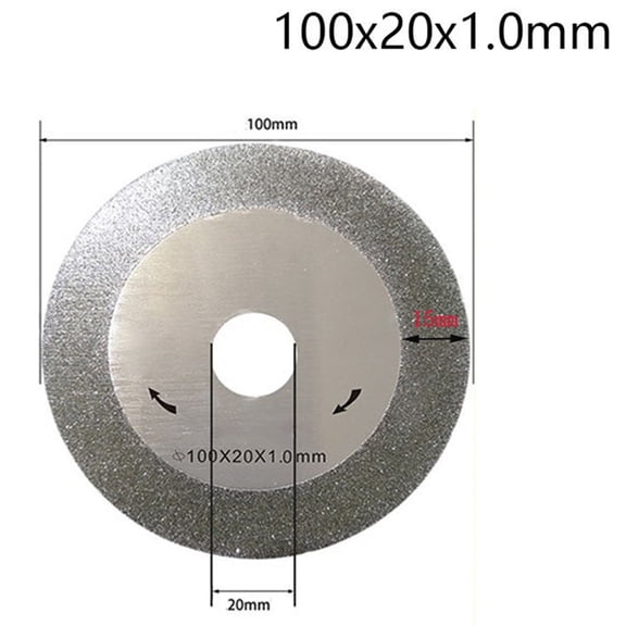 100Mm Glass Cutting Disc Marble Saw Blade Ceramic Tile Jade Polishing Grinding