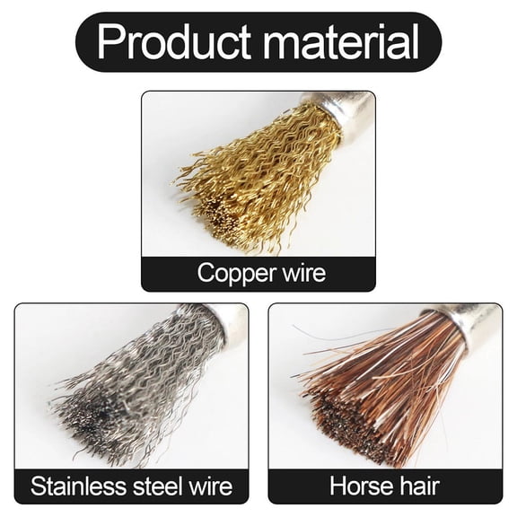 100Mm Steel Wire Wheel Brush Rotary Tool Polishing Brush Home Rust Cleaning Tool Silver