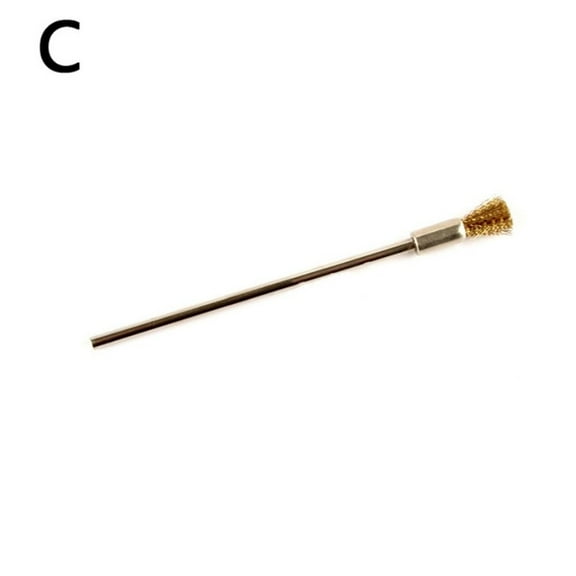 100Mm Steel Wire Wheel Brush Rotary Tool Polishing Brush Home Rust Cleaning Tool Yellow Smile Home