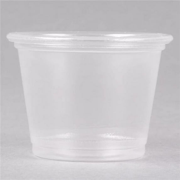 100PC CPC 1 oz Portion & Souffle Plastic Cup, Case of 2500