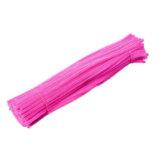 dianhelloya 1 Set Pipe Cleaners Crafts Flexible Bendable Wire Colorful  Chenille Stems DIY Tulip Bouquet Making Kit Kids Girl DIY Flower Art  Project Craft Supplies Birthday Gift Dark Pink 