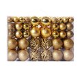 thumbnail image 1 of 100PC Christmas Shatterproof Ornament Balls, Assorted Color Hanging Decorations For Christmas Tree Decoration, Unbreakable Plastic Holiday Baubles For Party And Home Decorations, 1 of 2