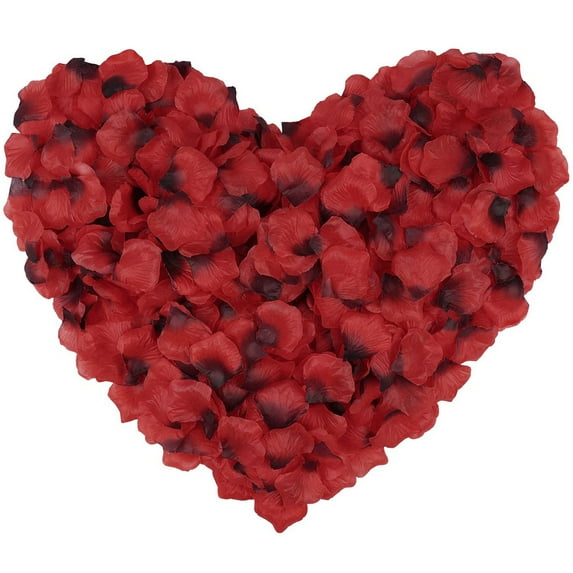 100PC Silk Rose Petals - Realistic, Reusable, for Wedding & Home Decor