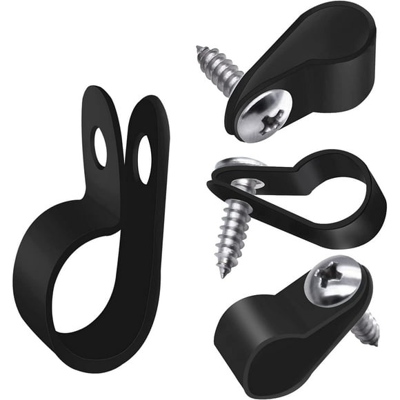 100PCS Black Cable Ties Self-Locking Plastic Nylon Wire Cable Zip Tie Clamps Assorted Size Fastening Ring 3X80mm 4X150mm 5X200mm