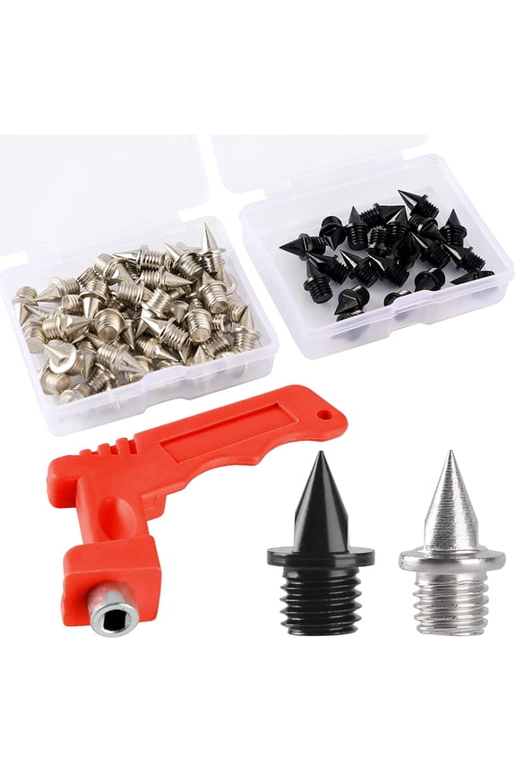 100PCS 1/4 Inch Spikes for Track Shoes,Replacement Spikes for Field Sprinting Sports Short Running,Hiking,High Jumping,Cross Country