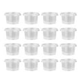 100PCS 140ml Disposable Plastic Container Clear Portion Cups Bowls with