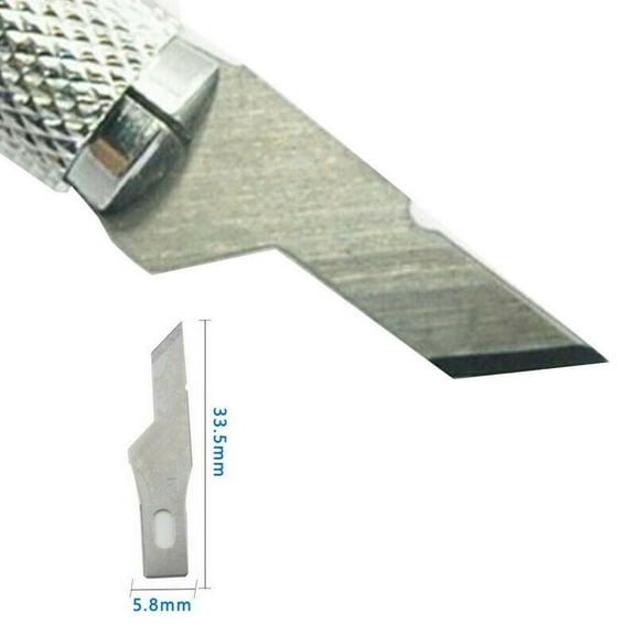 100PCS #16 Replacement Hobby Blade/Steel Craft Knife Light Duty Blade