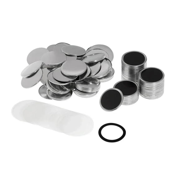 100PCS 44mm Magnet Refrigerator Badge Pin Button Maker Parts DIY Badge Button Pins ,Easy to Use
