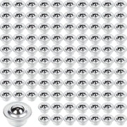 100PCS 5/8" Roller Ball Transfer Bearings, CY-15H Carbon Steel Bearings Rollers, Bearing Casters Universal for Conveyor, Transmission, Stand, Load Capacity 44lbs