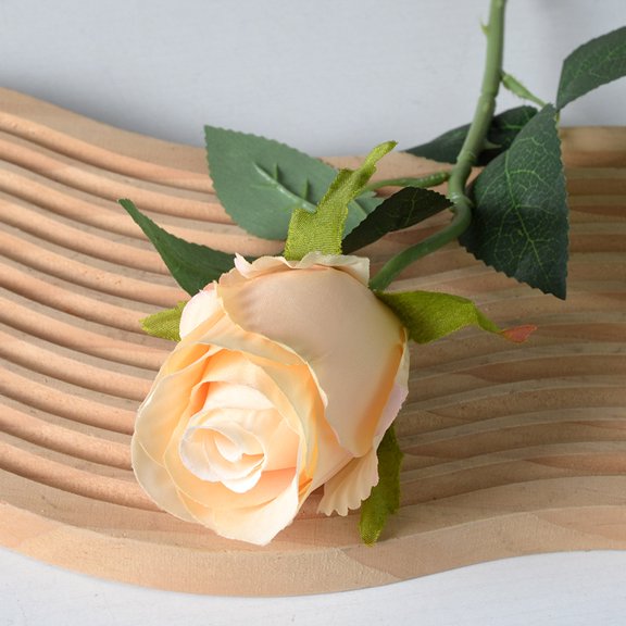 100PCS 50cm Artificial Bulgarian Rose - Silk Flower Realistic Fake Rose for Wedding & Home