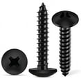 thumbnail image 1 of 6 x 3/4 Inch Truss HeadPhillips Wood Screws,Black Coated Full Thread, 1 of 6
