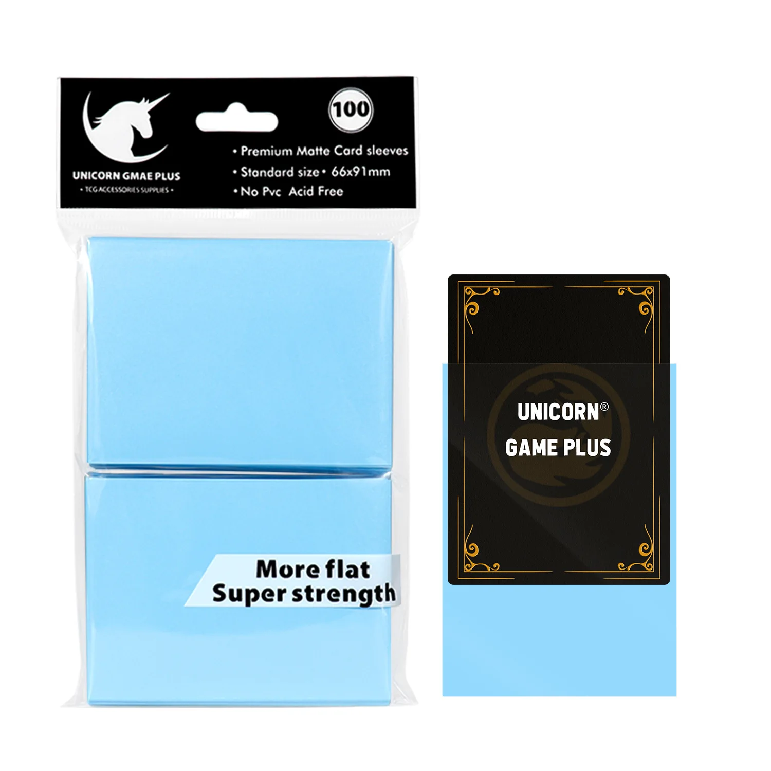 100PCS 66x91mm Matte Standard Size Card Sleeves TCG Trading Cards ...