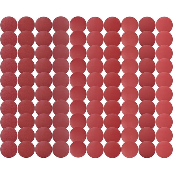 S SATC 100PCS 6in adhesive Sanding Discs 150mm A/O PSA Sticky Back Sandpaper 60-1000 Grit