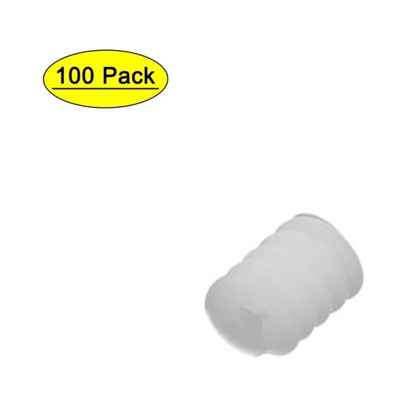 100PCS 6mm Thread Dia 8mm length Plastic Worm Gear for Toy Motor Reduction Box