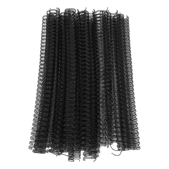 100PCS A4 Binding Wire 1/2in Diameter 34 Double Loop 3:1 Pitch Nylon Coated Iron Wire Binding Spine