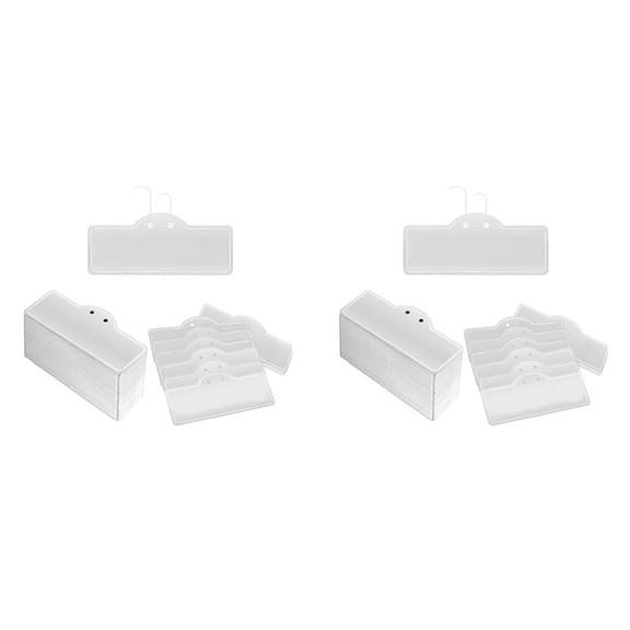 100PCS Aluminum Plant Labels Tree Double-Sided Tags with Metal Wires for Plant Markers, Tree Tags,Outdoor Identification