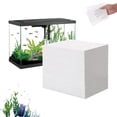 thumbnail image 1 of 100PCS Aquarium Filter Pad Color Absorbing Sheets - Aquarium Filter Media Remove Driftwood Tannins, Remove Yellow Water, Filter Floss Pond Filter Media for Aquarium, Freshwater and Saltwater, 1 of 9