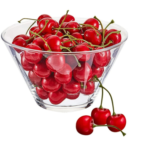 100PCS Artificial Foam Cherries - Realistic Fake Fruit for Window Displays, Fruit Basket Decoration, DIY Crafts, Photography Props, and Garden Scene Design