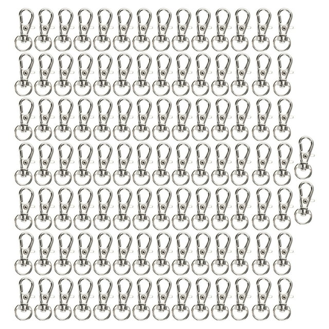 100PCS/Bag Lobster Clasp Alloy Lanyard Snap Hook Lobster Claw Clasp DIY Luggage Accessories