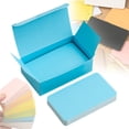 thumbnail image 1 of 100PCS Blank Index Cards 3.5x2 inches Note Cards Cardstock Flash Cards, Unruled Study Cards for Classroom Learning, Office (Blue, 100/Pack), 1 of 9