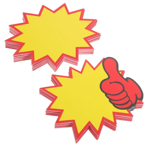 100PCS Blank Sale Signs for Retail Stores Retail Signs Retail Store Signs Blank Retail Signs Store Signs Blank Retail Sale Signs Sales Price Tags