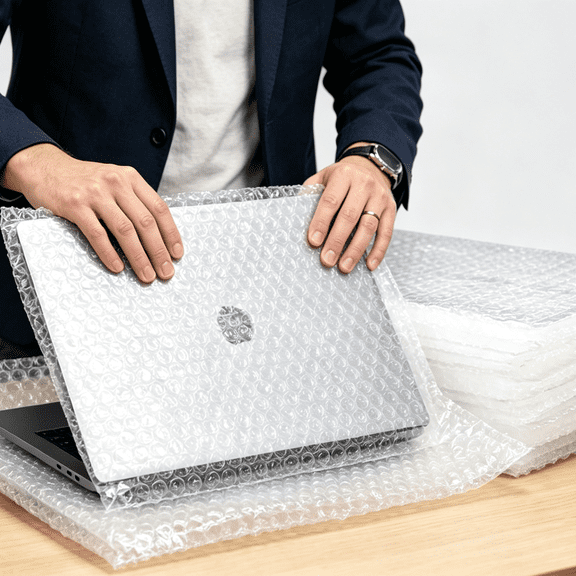 100PCS Bubble Cushion Wrap Pouches, Double Walled Cushioning Bags Thickening Shockproof Foam Bags for Shipping, Storage, and Moving