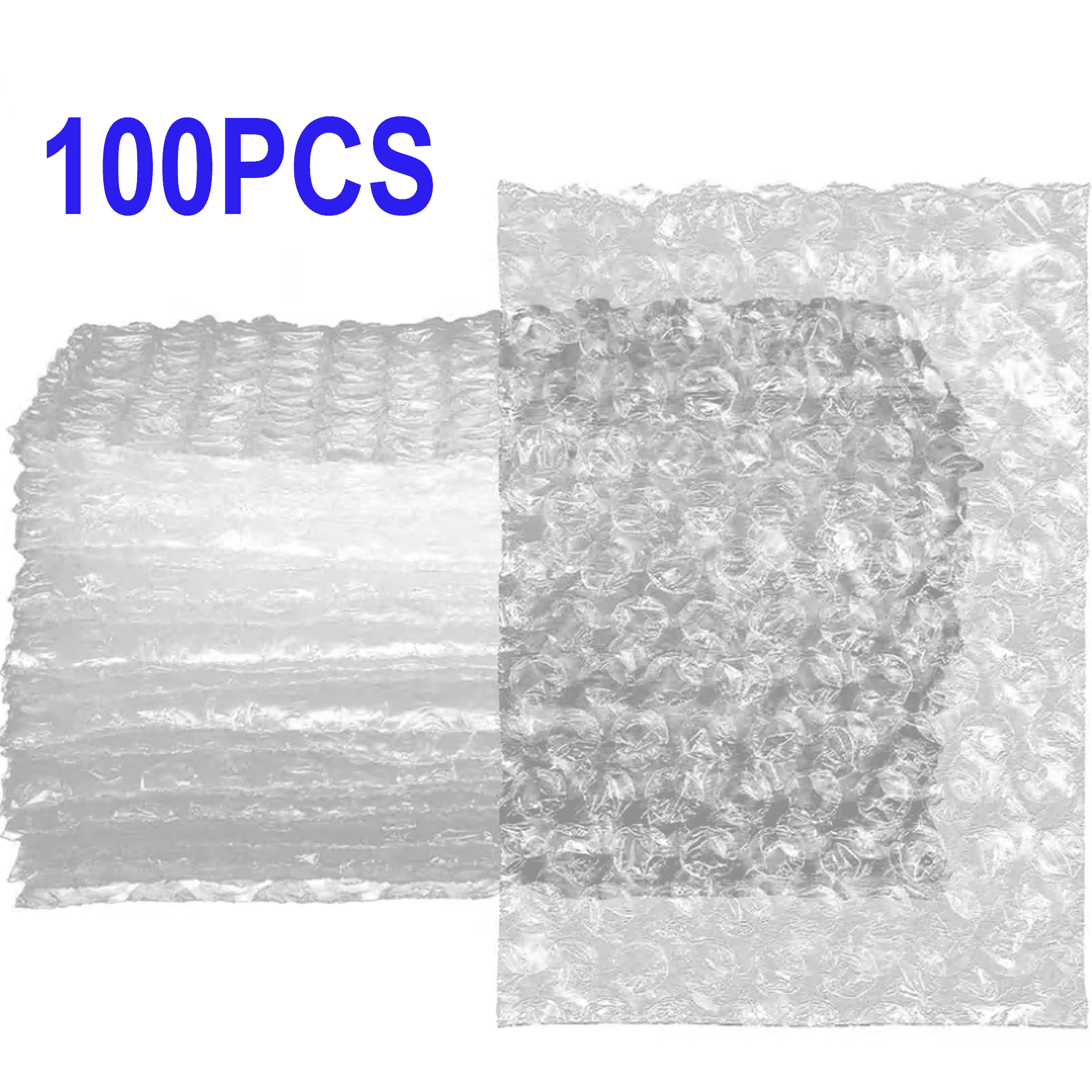 100PCS Bubble Wraps Pouches 5.9x7.9 inch, Packaging Material Bubble Sheets, Cushioning Foam Pouches for Packing, Moving, Shipping, Storing