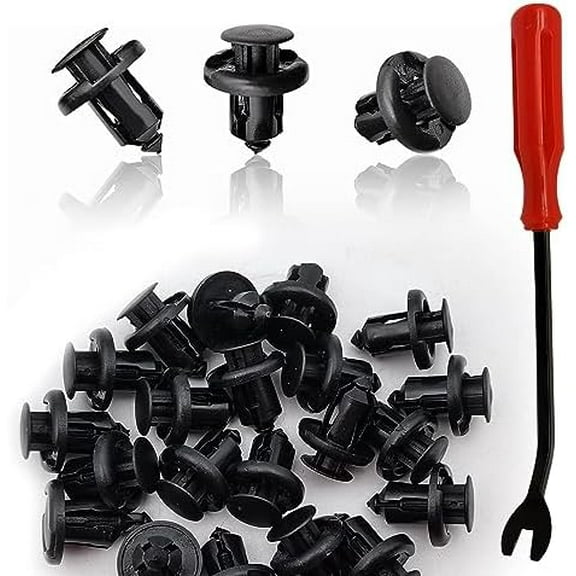 100PCS Bumper Fender Clips, 10mm Fender Liner Clip Compatible with Honda CR-V Accord Civic Acura, 1PCS Fastener Remover 91503-SZ3-003$$Vehicle Parts & Accessories