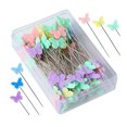 thumbnail image 1 of 100PCS Button Fixing Pins & Positioning Needles, Manual DIY Sewing Tools, Sharp Sewing Pins for Fabric Crafting Garment Making, Essential Sewing Accessories, 1 of 4