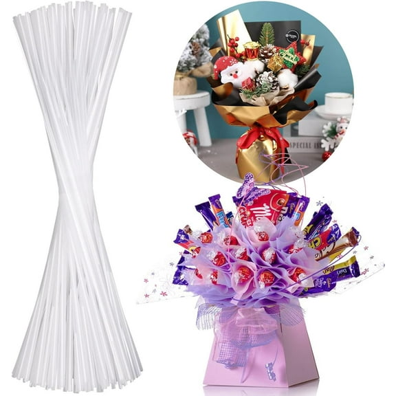 100PCS Cake Pop Sticks, Lollipop Sticks,Cakepop Making Tools Accessories for Candies,Lollipops,Desserts,Chocolates Cookies DIY Supplies Bouquet