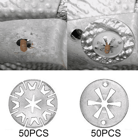 100PCS Car Heat Shield Clips for Undertray Exhaust Repair with Washers