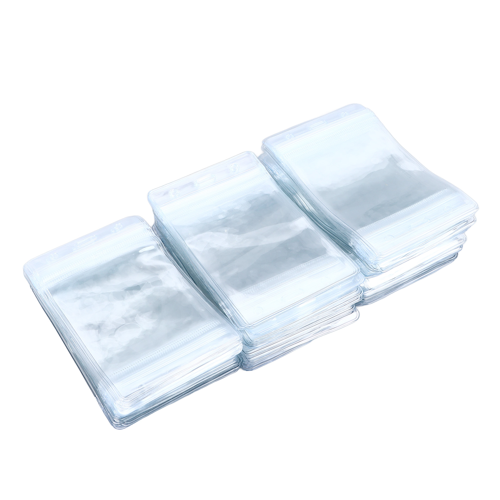 100PCS Card Holder Protector Sleeve 132x80mm Soft PVC Waterproof Card