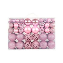 100PCS Christmas Balls Ornaments Shatterproof Christmas Tree Decorations Set with Reusable Storage Box, Xmas Ball Ornaments for Holiday Party Home Decor Indoor Outdoor Christmas Decorating