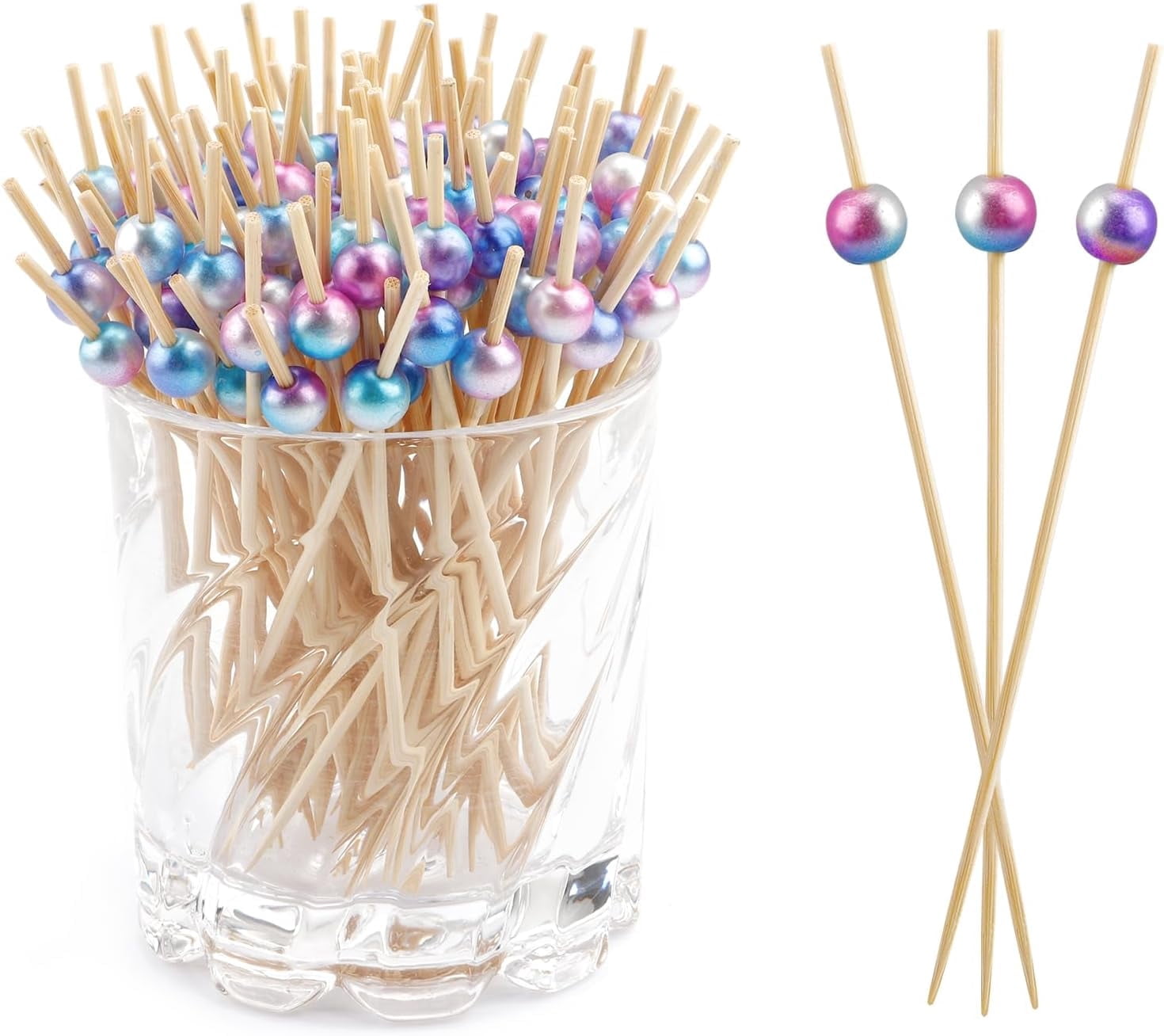 Toothpick Picks 100PCS Cocktail Picks Toothpicks for Appetizers Charcuterie Accessories ...