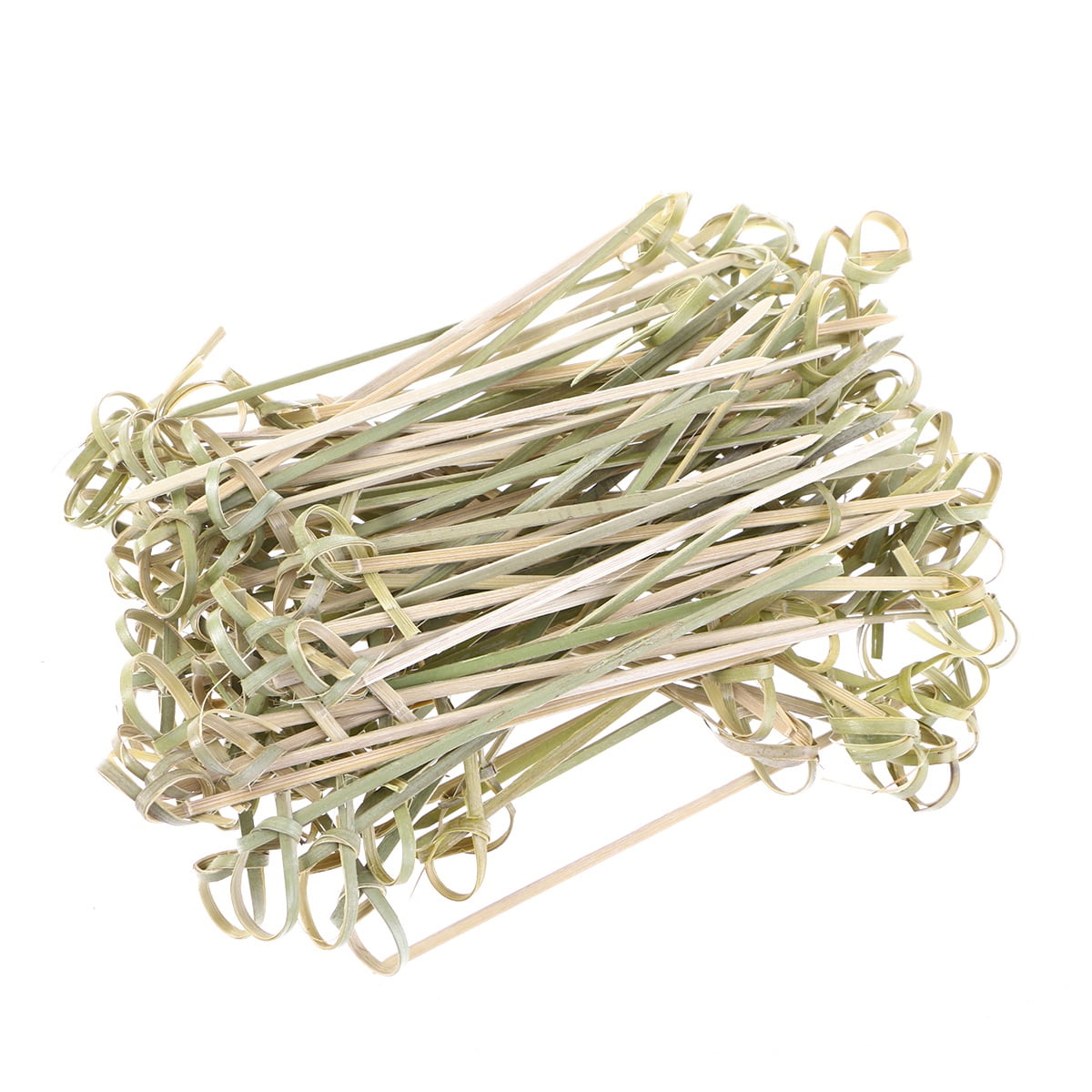 100PCS Disposable Bamboo Knot Skewers Bamboo Knot Picks Bamboo Picks