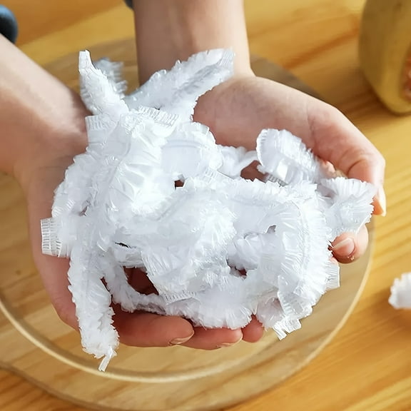 100PCS Disposable Bowl Covers Canning Lids, Disposable Bowl Covers Food Cover Stretch Edging, Flexible Storage Packaging For Storage Containers, Plastic Lids For Disposable Cling Bags For Household